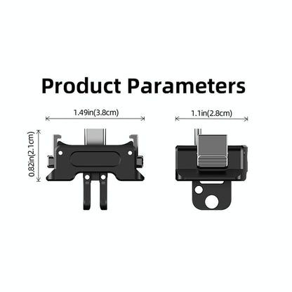 Quick Release Mount Adapter For Dji Osmo Pocket 3 Camera 1 / 4 Inch Hole - Only Base