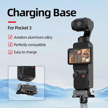 Quick Release Mount Adapter For Dji Osmo Pocket 3 Camera 1 / 4 Inch Hole - Only Base