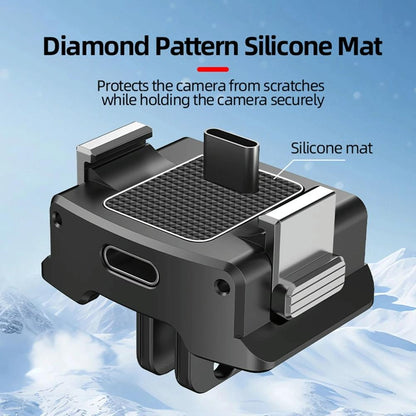 Quick Release Mount Adapter For Dji Osmo Pocket 3 Camera 1 / 4 Inch Hole - Only Base