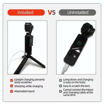 Quick Release Mount Adapter For Dji Osmo Pocket 3 Camera 1 / 4 Inch Hole - Only Base