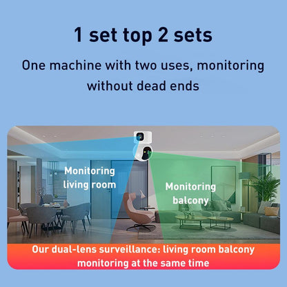 Wireless Smart Ptz Camera - 2Mp Dual Lens