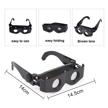 Hd Outdoor Fishing Binoculars With Magnifier - Compact Telescope