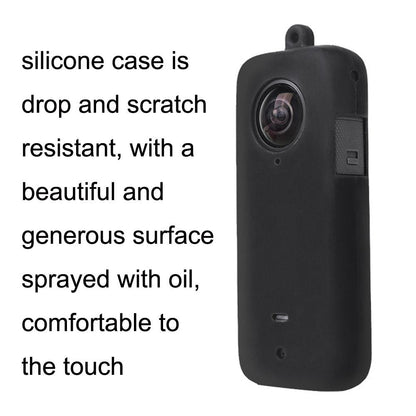 Silicone Protective Case For Insta360 One X2 With Red Lens Screen
