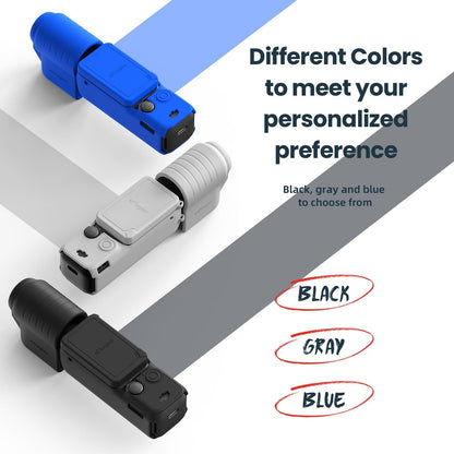 5-in-1 Silicone Case for Dji Pocket 3 Camera Accessories - 5 In 1 Black