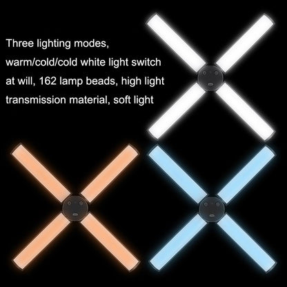 Portable Beauty Live Fill Light for Mobile Phones - Foldable Wire-controlled