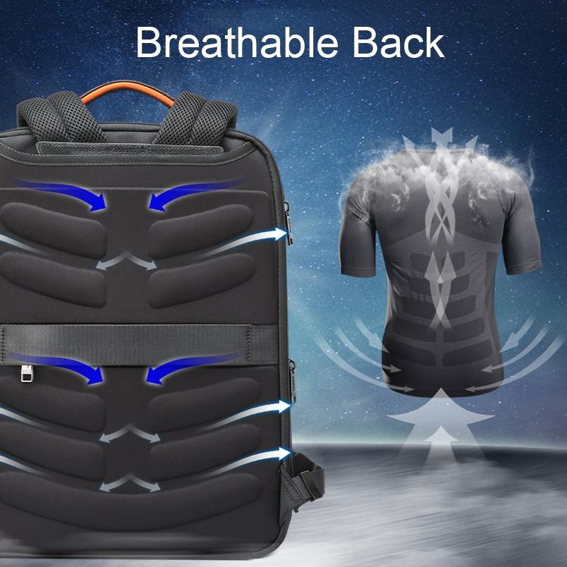Waterproof Laptop Backpack With Usb Port - Regular Version Outdoor