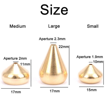 Small Drop-Shaped Incense Burner Bracket - Set Of 10