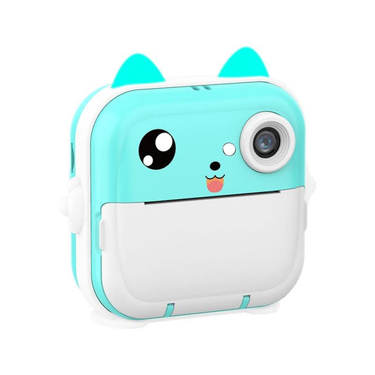 Instant Camera with Thermal Printer and Hd Video - Blue 16g - Standard Blue