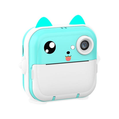 Instant Camera with Thermal Printer and Hd Video - Blue 16g - Standard Blue