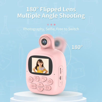 Rotating Lens Kids Digital Camera - Pink Hd Printable