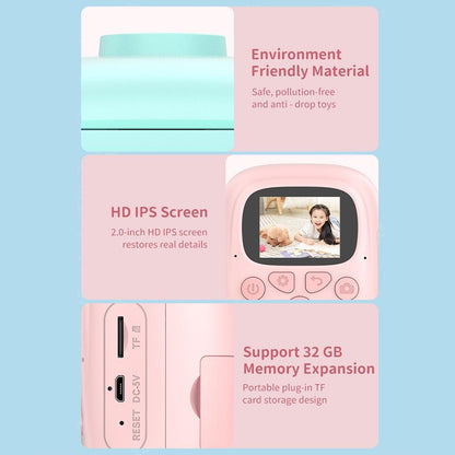 Rotating Lens Kids Digital Camera - Pink Hd Printable