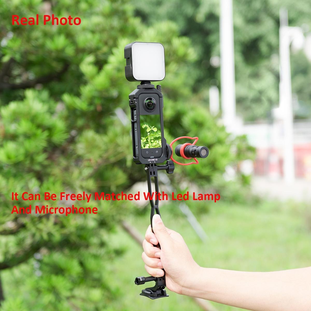 Insta360 One X3 Metal Cage With Extended Frame And T1 Tripod