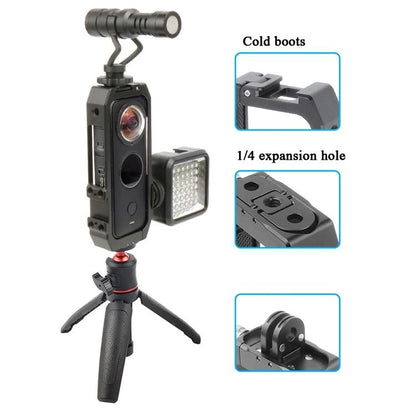 Metal Camera Cage with Cold Shoe for Vertical Protection