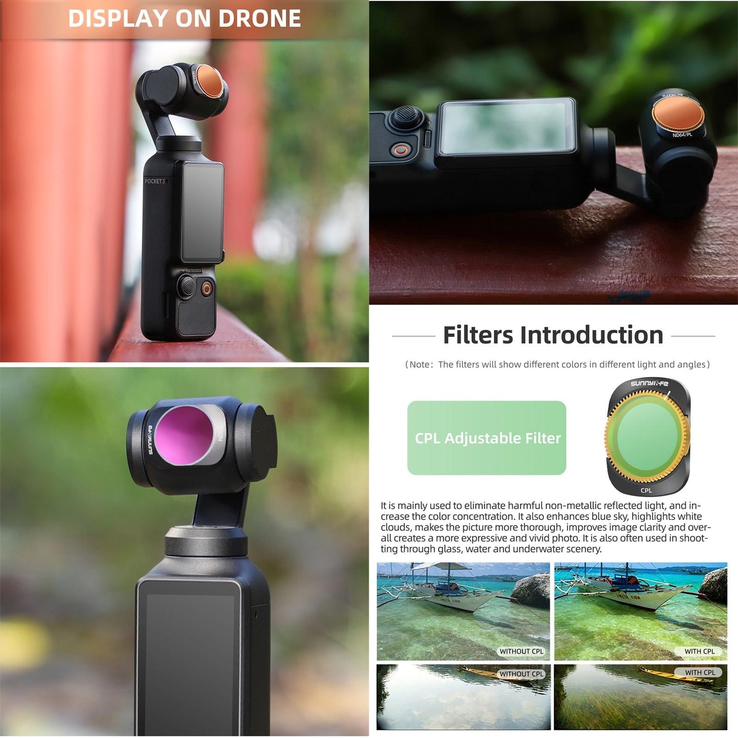 Dji Pocket 3 Camera Lens Filter - Mcuv