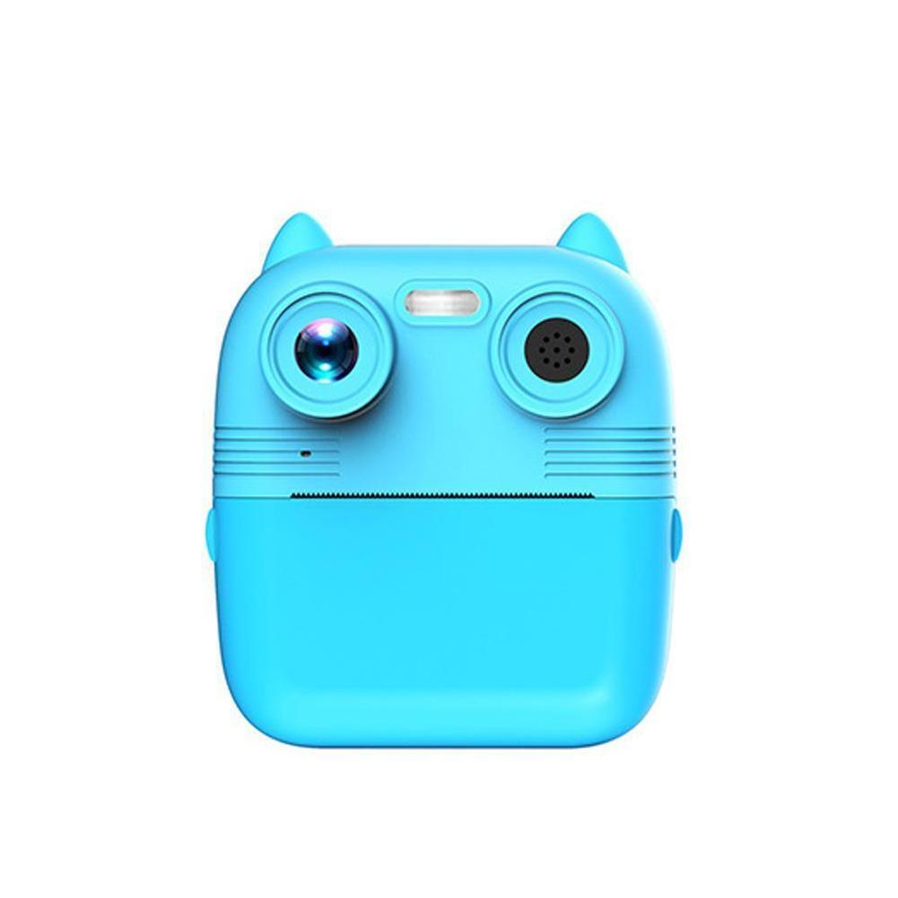 Instant Print Camera with Dual Lens - 2.8 Screen for Kids Blue - Pink