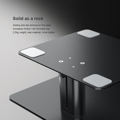 Black Adjustable Desk Stand for Laptop and Monitor - Eda0011511