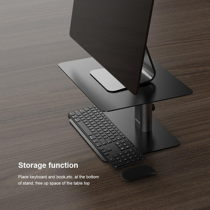 Black Adjustable Desk Stand for Laptop and Monitor - Eda0011511