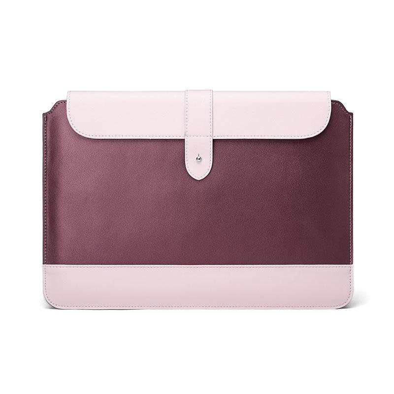 Microfiber Notebook Liner Bag - Wine Red - 13-14 Inch