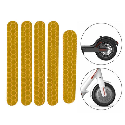 Reflective Stickers for Ninebot Es1 Scooter - Yellow