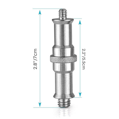 Aluminum Flash Light Bracket Adapter - 1 / 4 To 3 / 8 Screw Thread