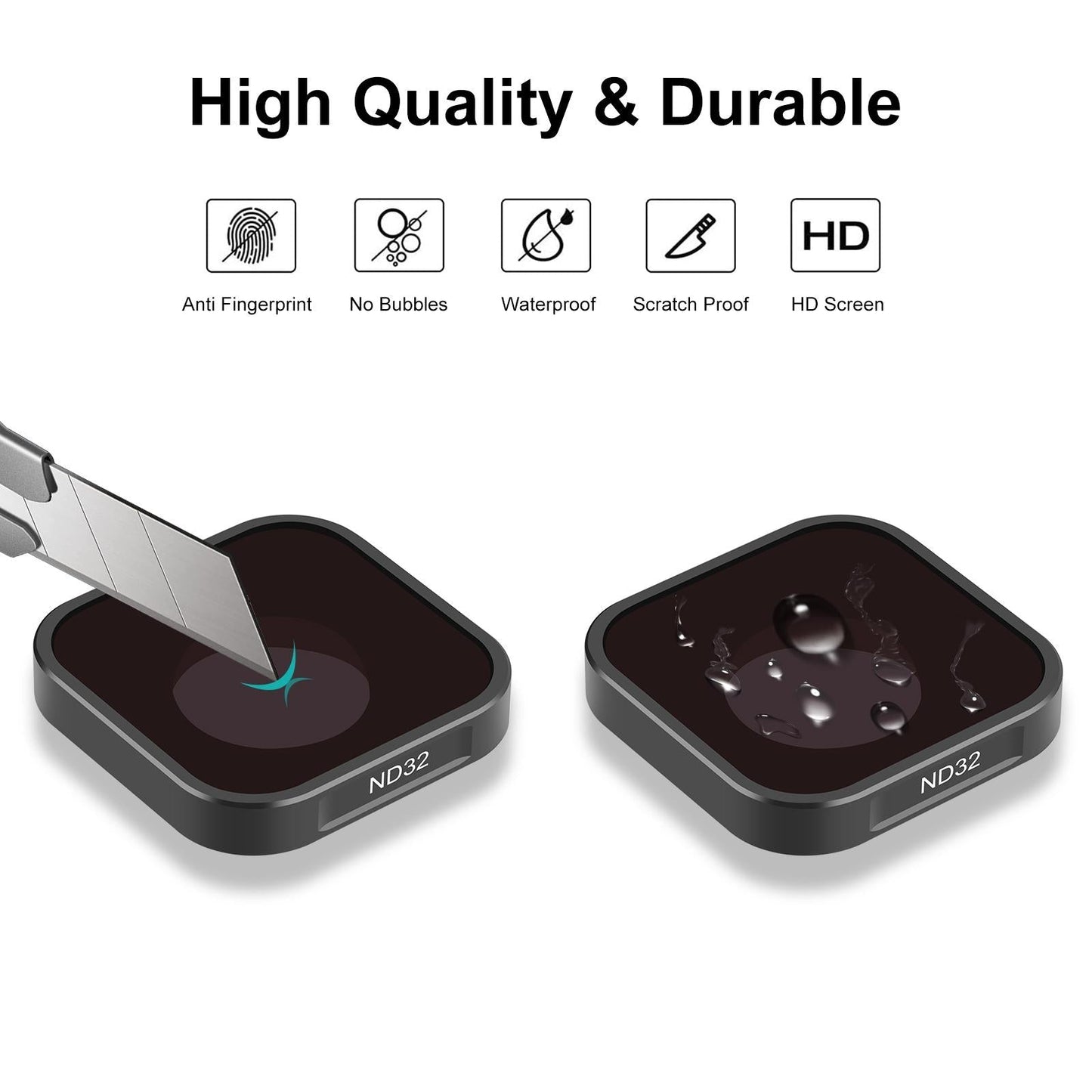 Universal Action Camera Lens Filter for Gopro Hero Models