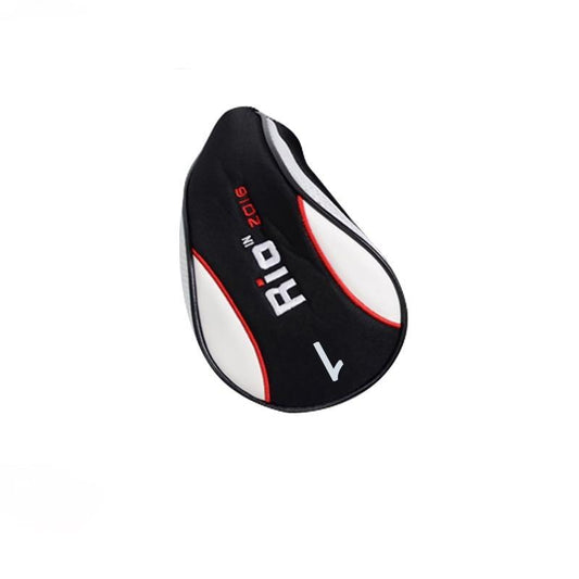 Black Red Wood Golf Head Cover Pusher Set - Wood Rod