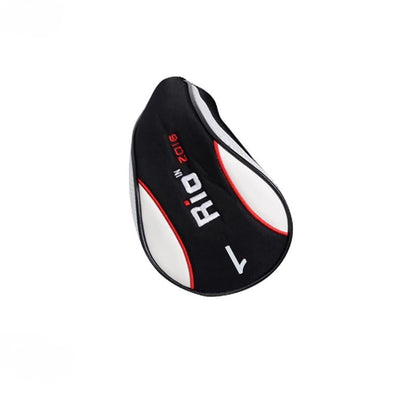 Black Red Wood Golf Head Cover Pusher Set - Wood Rod