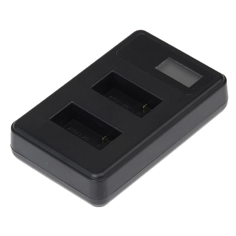 Lcd Screen Dual Battery Charger for Gopro Hero3 with Charging Capacity Display