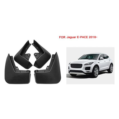 For Jaguar E-Pace 2018-2023 4Pcs / Set Car Auto Soft Plastic Splash Flaps Fender Guard