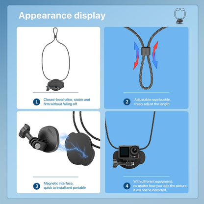 Magnetic Quick Release Neck Strap for Vlog and Fpv