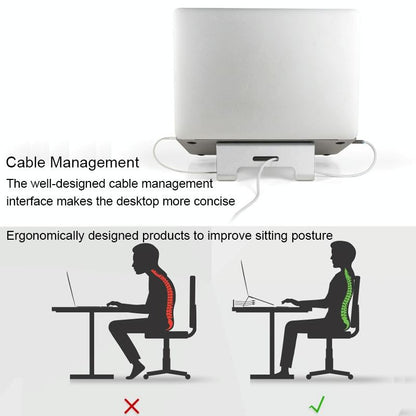 Aluminum Laptop Stand with Cooling