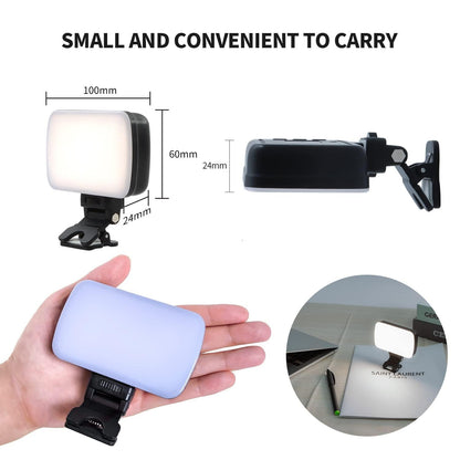 Rechargeable Video Conference Lighting - Three Colour Temperature Dimming