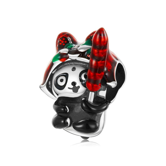 925 Sterling Silver Tiger & Panda Bead Bracelet / Necklace Add Ons