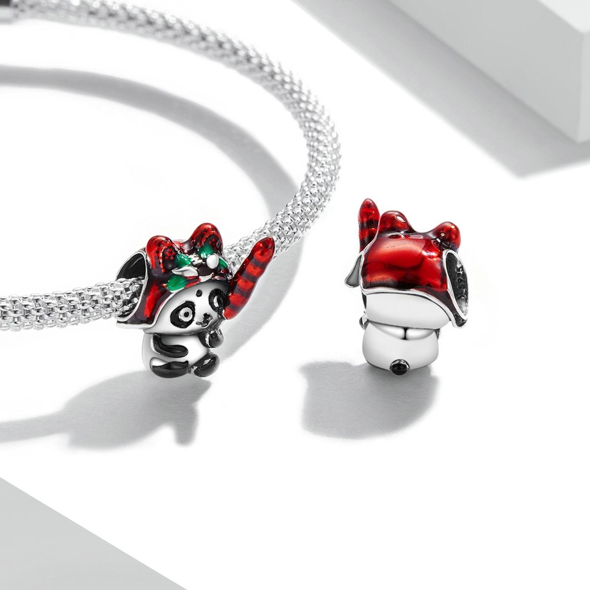 925 Sterling Silver Tiger & Panda Bead Bracelet / Necklace Add Ons