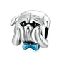 925 Sterling Silver Dog Beads For Diy Bracelets & Necklaces