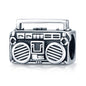 925 Sterling Silver Vintage Radio Bead Bracelet / Necklace Accessory