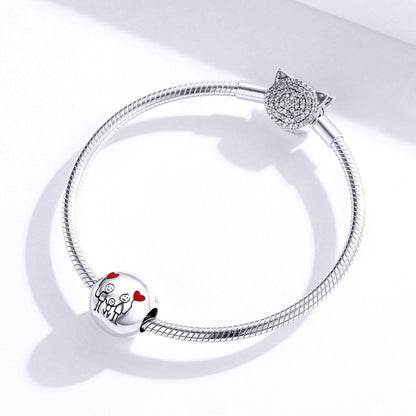 925 Sterling Silver Home Beaded Bracelet Diy Accessories