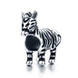 925 Sterling Silver Zebra Bead Bracelet / Necklace Accessory
