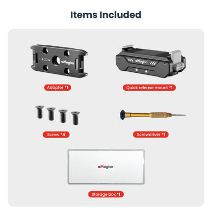 Magisn Magnetic Kit For Gopro Hero12 / 11 / 10 / 9 - Metal Absorption