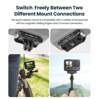 Magisn Magnetic Kit For Gopro Hero12 / 11 / 10 / 9 - Metal Absorption