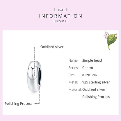 925 Sterling Silver Diy Beaded Bracelet Accessories