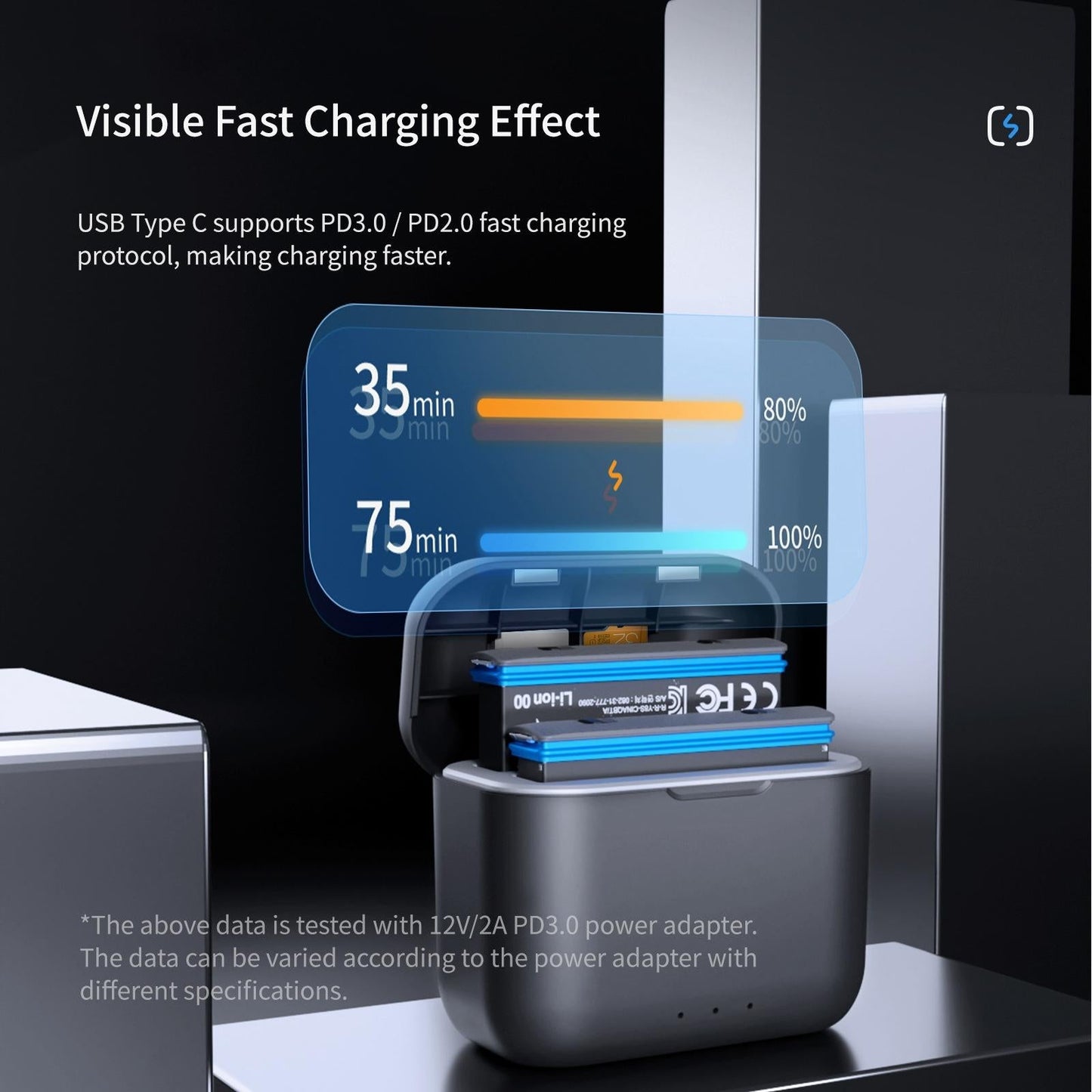 Rapid Charge Battery Box For Magisn - Compact Design