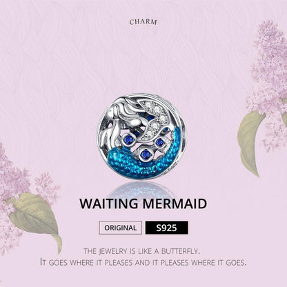 925 Sterling Silver Mermaid Beads For Diy Bracelets & Necklaces