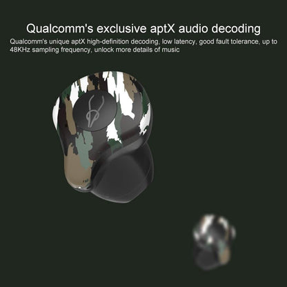 Waterproof Wireless Bluetooth Earphones with Charging Box - X12 Ultra- Sahara Camo