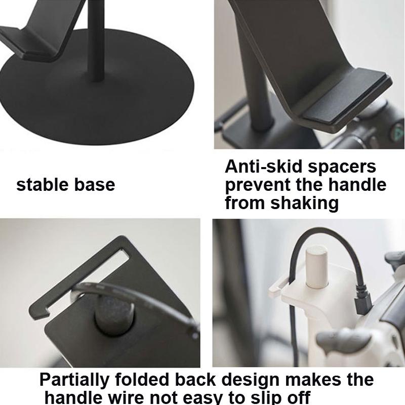 3-tier Desktop Gamepad and Headphone Storage Rack - Black
