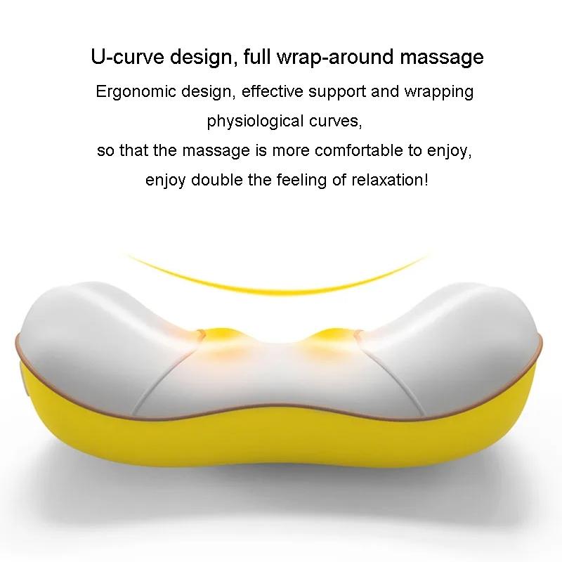 Portable Lumbar And Neck Massager For Car Gray Charging Model - Charging Model Gray