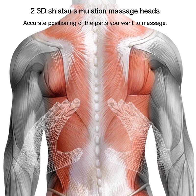 Portable Lumbar And Neck Massager For Car Gray Charging Model - Charging Model Gray