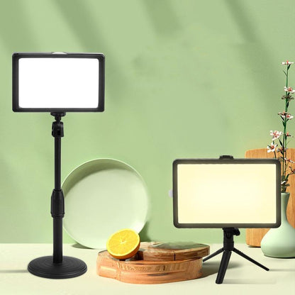 30Cm Bracket Flat-Panel Live Fill Light - 8 Inch 3200-5500K Three-Colour Temperature