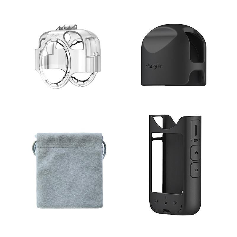 Amagisn Protective Lens Guard for Insta360 X3 Camera - Silicone Case