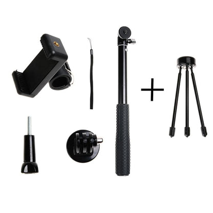 Foldable Tripod Selfie Stick for Action Cameras and Phones - 93cm